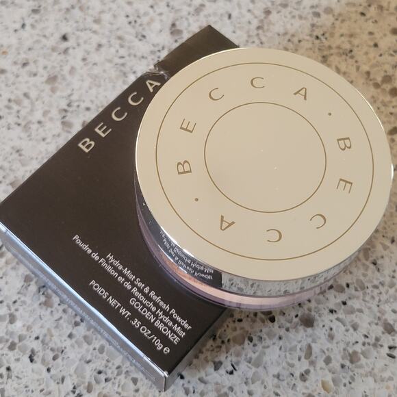 BECCA Hydra-Mist Set & Refresh Powder Golden Bronze .35oz✨️NEW✨️Discontinued✨️ - Picture 11 of 11